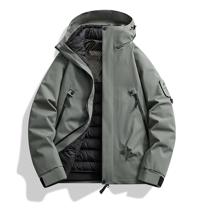 防风防水可拆卸保暖抗寒冲锋衣