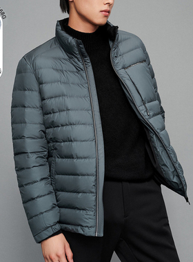 海牌撤柜90白鸭绒羽绒服男冬季可脱卸帽防风保暖加厚外套男3U012A