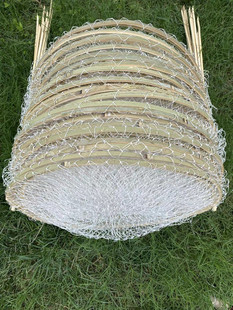 捕鱼笼花篮捕渔网鱼网渔笼鲫鱼笼黑鱼笼甲鱼笼湄飞义所凉卧