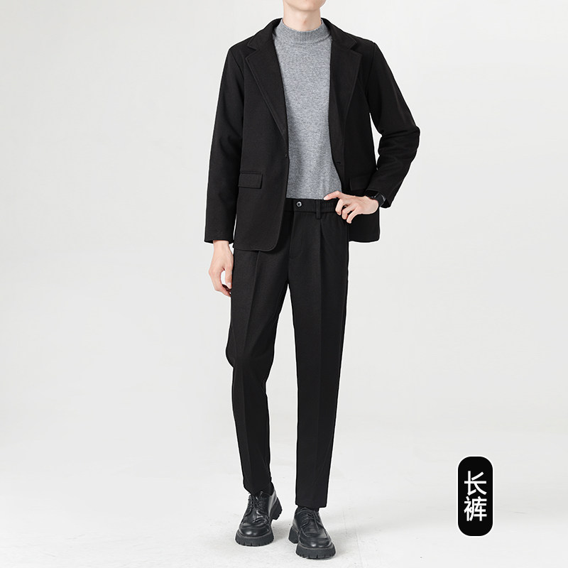 GXG男装 韩版潮流西服套装秋冬加绒商务九分灯芯绒西裤修身长裤子,男装,休闲裤,淘宝优惠券,粉丝福利购,淘宝优惠卷