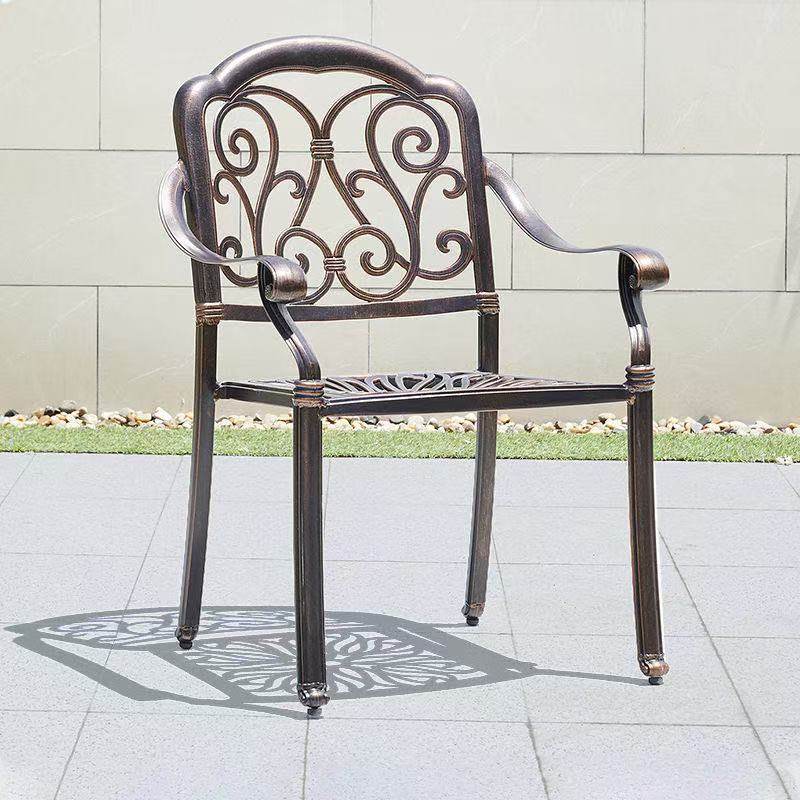 小阳台庭院加厚休闲铁艺单椅铸铝椅子防雨户外桌椅有无靠背单凳子,住宅家具,阳台椅,淘宝优惠券,粉丝福利购,淘宝优惠卷