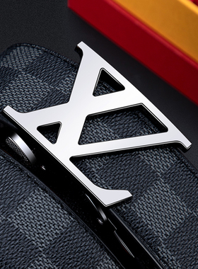 皮带男士2025新款真皮自动扣皮带轻奢百搭商务潮流皮带扣男士皮带