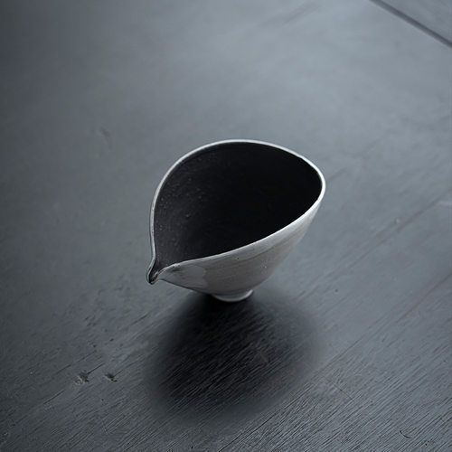 日式手作粉引公道杯 陶瓷公杯茶海分茶器匀杯功夫茶具茶杯