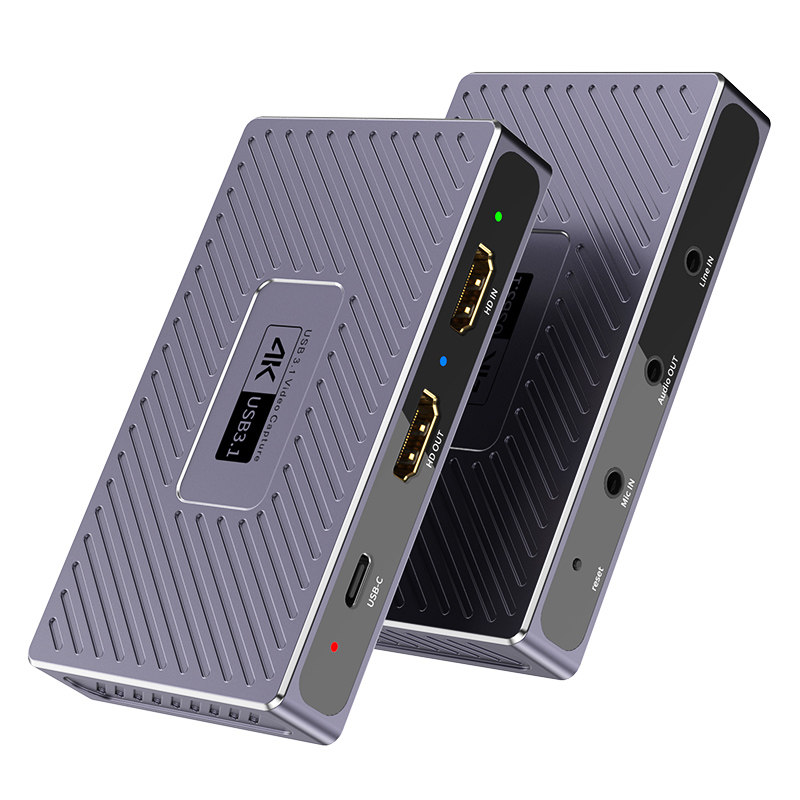 4K高清视频录制带环出采集卡