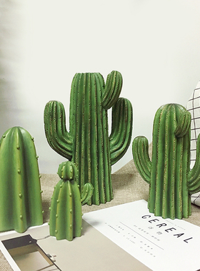 仙人掌盆栽办公室桌面绿植装饰品