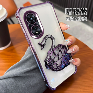适用OPPOPHQ110手机壳透明硅胶OPPOA1PRO5G自带镜头膜oppo a1 pro 5g气囊套全包软边防摔创意phq110时尚卡通