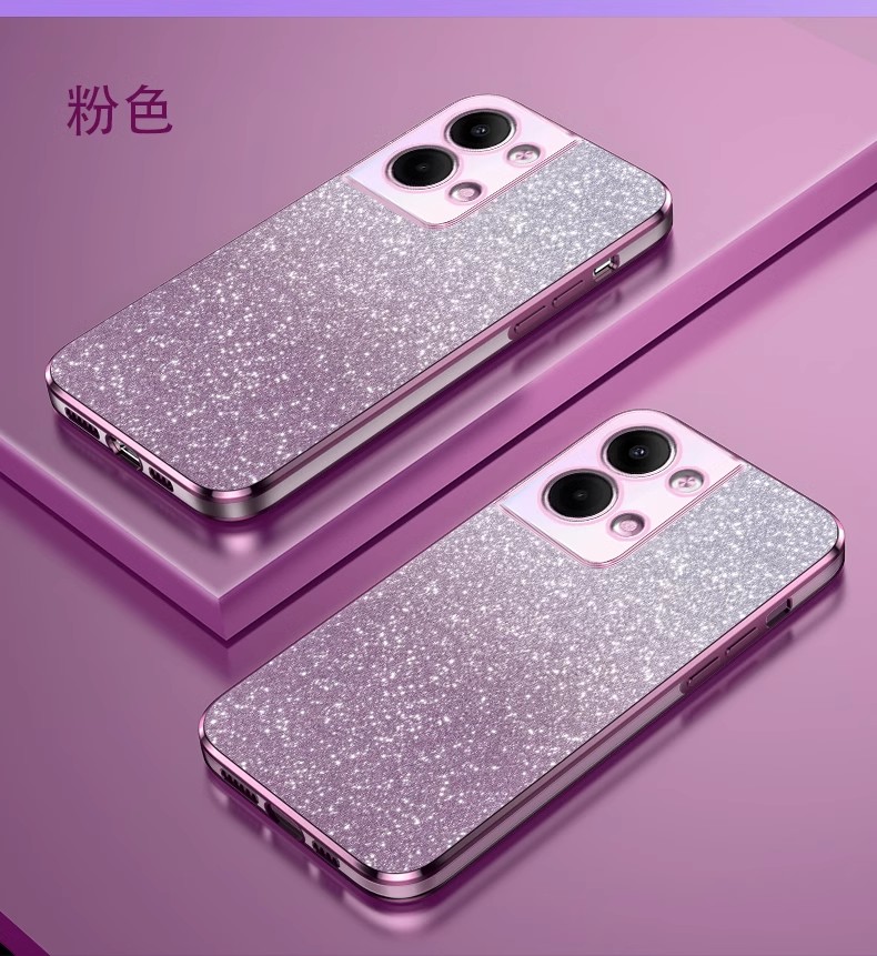 适用于OPPOPGW110手机壳硅胶女款外壳OPPORENO9PRO++保护套可爱透明电镀壳oppopgw110新款潮流保护壳全包软边 3C数码配件 手机保护套/壳 原图主图