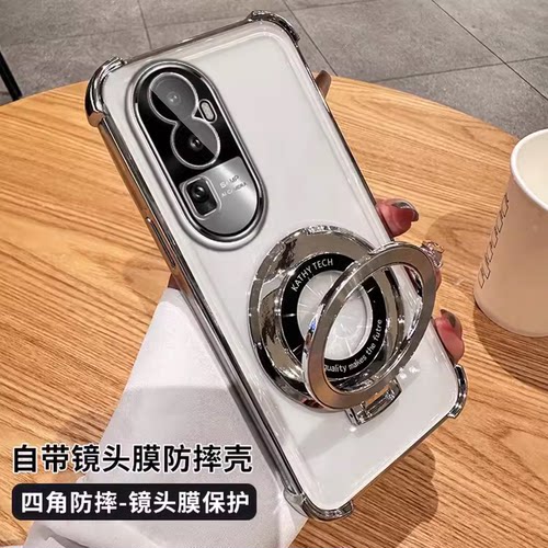 适用于OPPOPHW110手机壳镜头膜保护套女款Reno105G创意可爱防摔phw110全包软边透明男款reno105g硅胶气囊四角