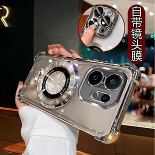 适用VIVO Vivo60 5G手机壳新款保护套支架4G时尚创意男女V2511自带镜头膜V60lite青春版透明硅胶防摔全包软边