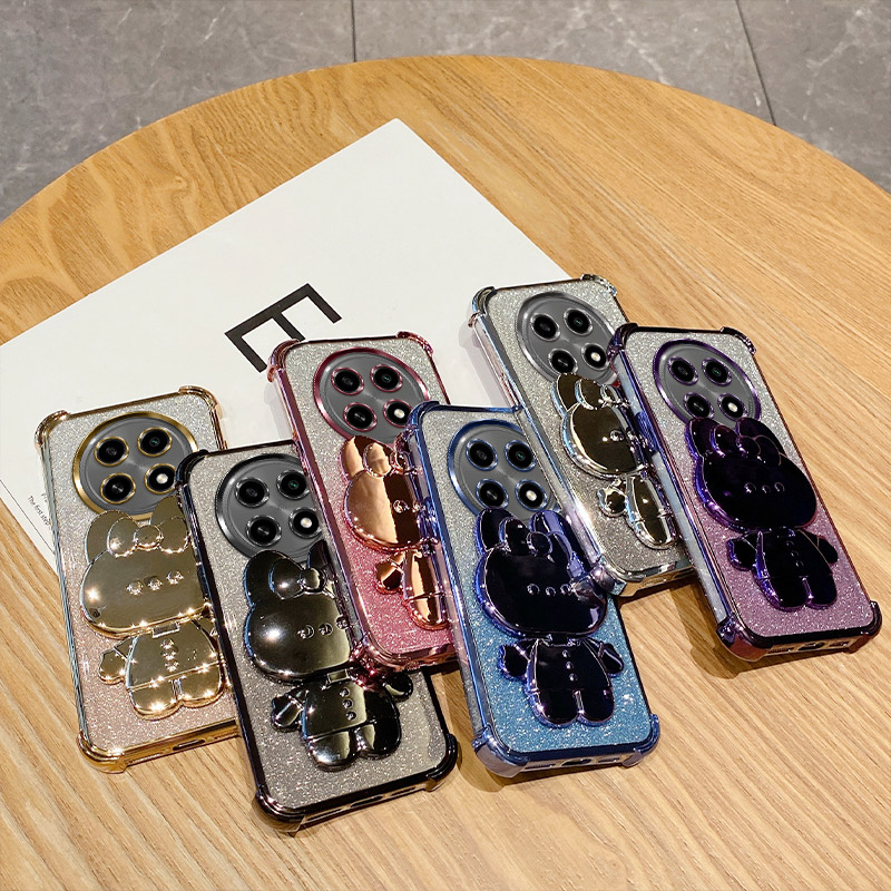 适用OPPOA5pro手机壳兔子支架PKP110保护oppo套5g新款oppo5G全包边防摔opa自带镜头膜oppoPKP硅胶0pp0曲面屏