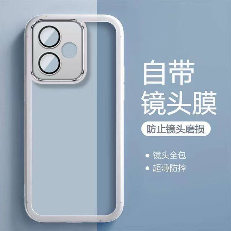 适用荣耀400pro海外版手机壳带镜头膜honor400香港版保护套DNY-NX9全包防摔超薄透明硅胶软壳DNP-NX9新款外壳