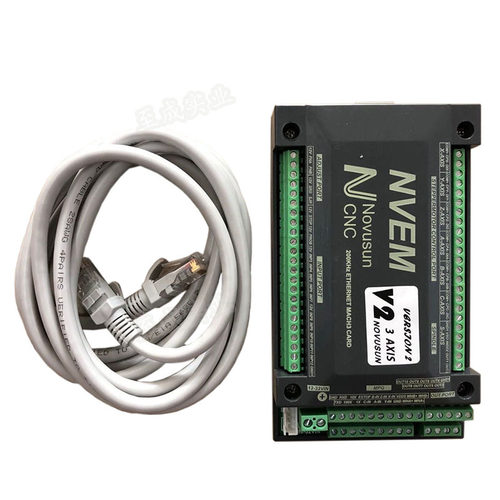 cnc 以太网MACH3接口板6轴控制卡，NVEM CNC 控制器 mach3控制卡