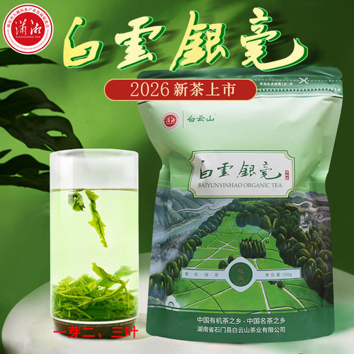 袋装白云雨雾有机250g毛尖绿茶