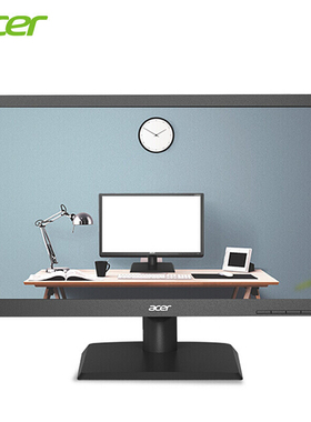 宏碁（Acer） 黑色全高清宽屏显示器 显示屏