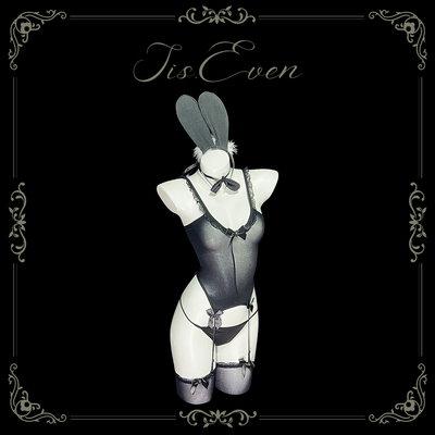 性感网纱透视吊带袜兔女郎睡衣