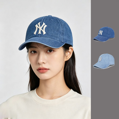 MLB帽子正品男女牛仔棒球帽