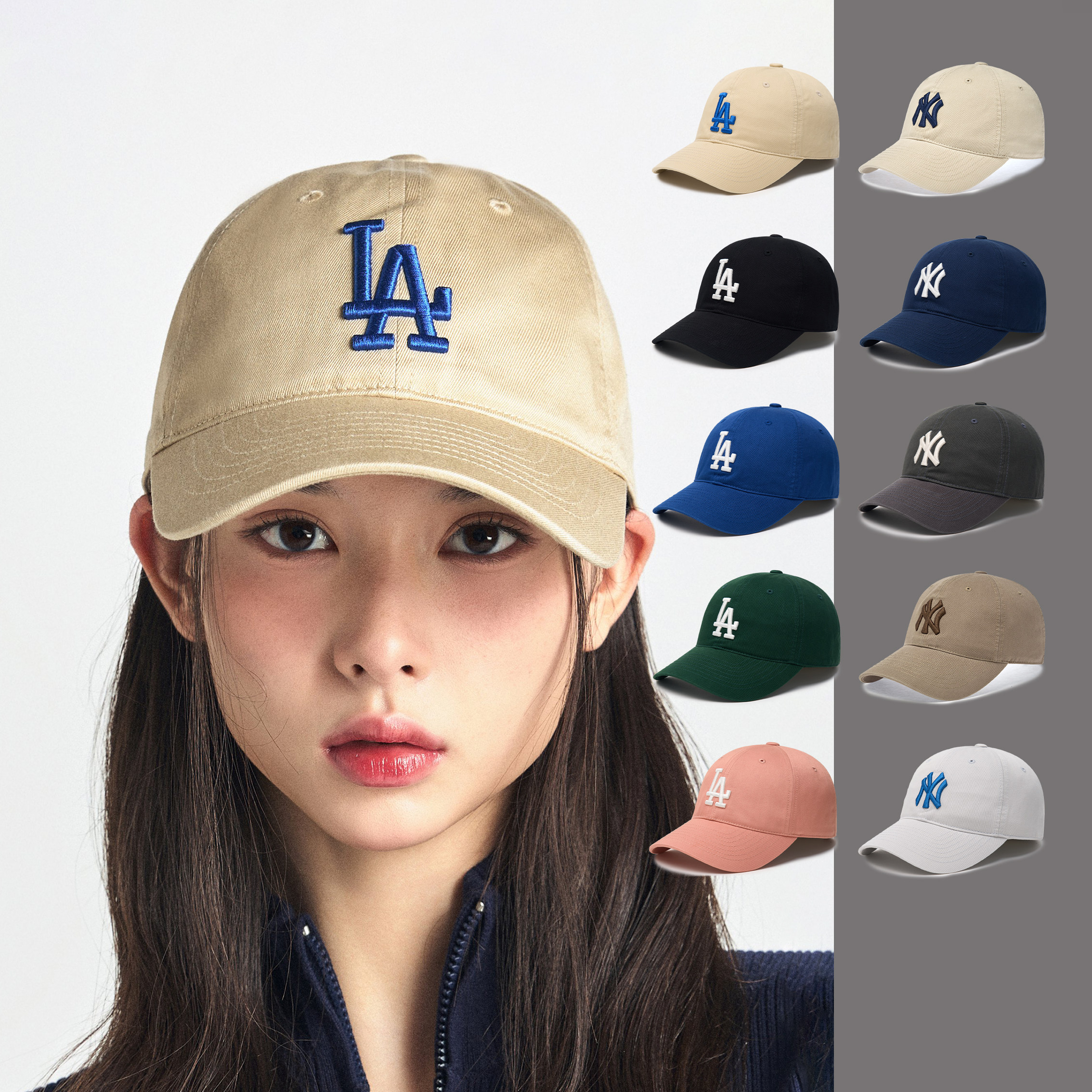 MLB帽子情侣男女100%正品棒球帽图片