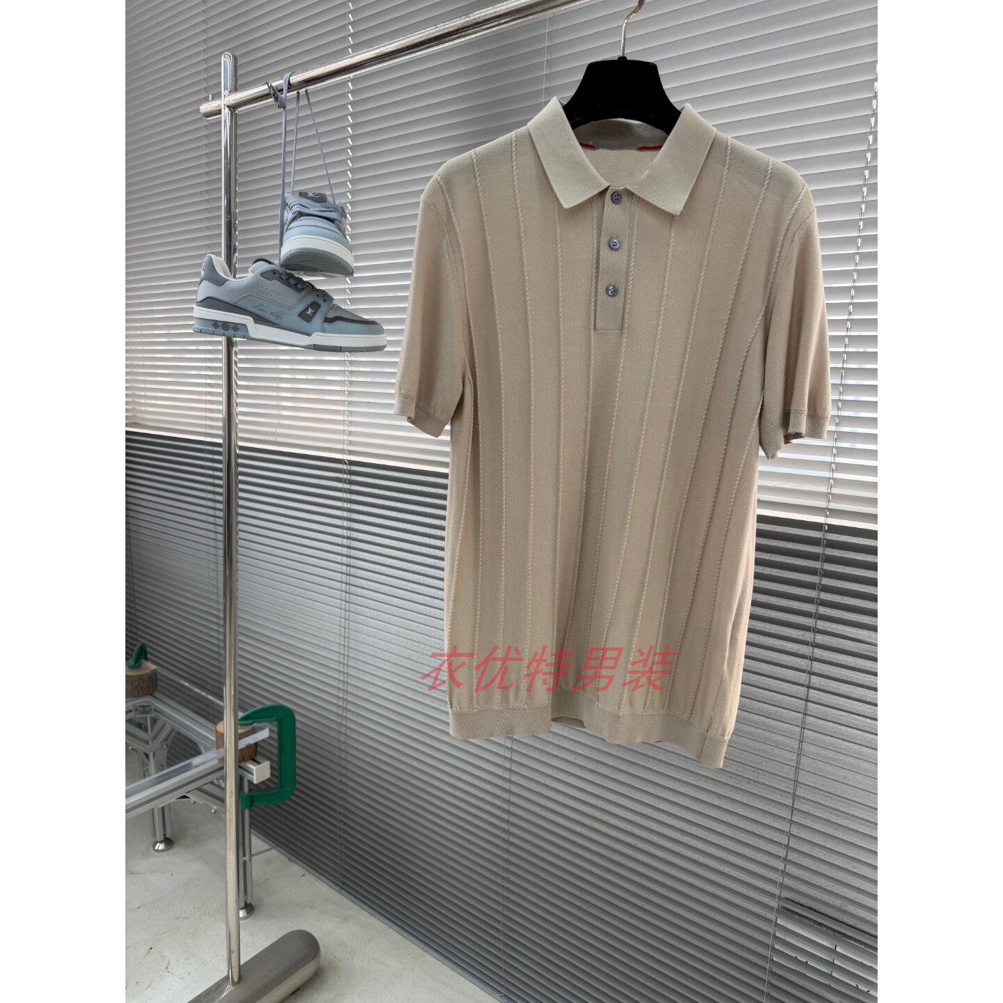 2026新款春夏季青年男士简约短袖T恤翻领Polo衫商务T血针织上衣服