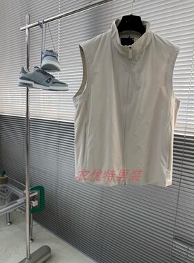 秋冬立领纯色百搭男士拉链马甲