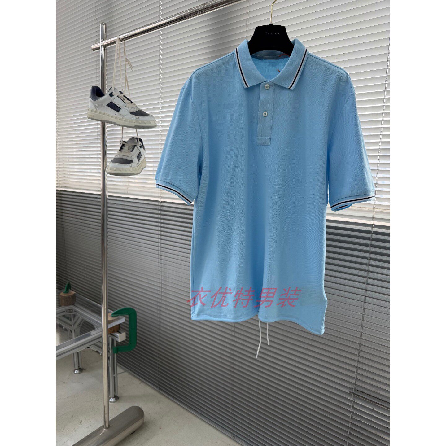 2026新款春夏季青年男士简约短袖T恤翻领Polo衫商务T血透气上衣服