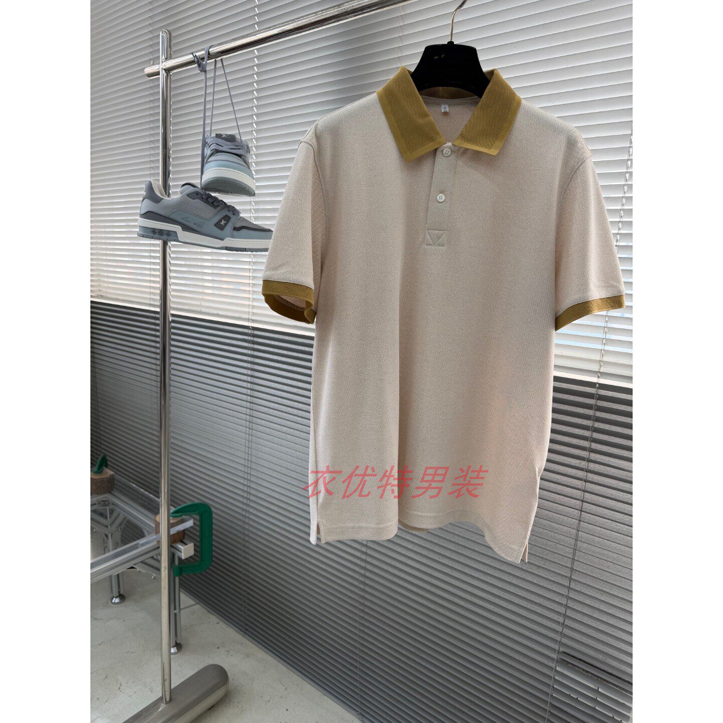 2026新款春夏季青年男士简约短袖T恤翻领Polo衫商务T血透气上衣服