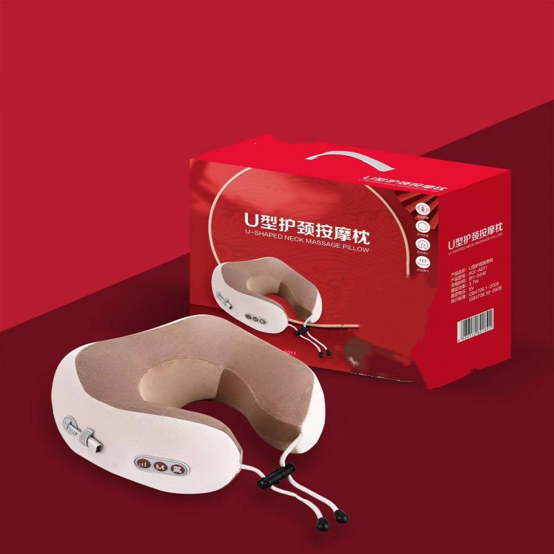 按摩枕U型家用按摩披肩商用多功能 车用按摩仪器跨境颈椎按摩器批