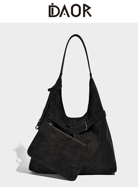 DAOR小众设计hobo托特包包女2025秋冬新款通勤包大容量单肩手提包