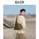 DAOR 蒋奇明同款 破壳系列种壳包中性斜挎hobo包复古单肩牛角包
