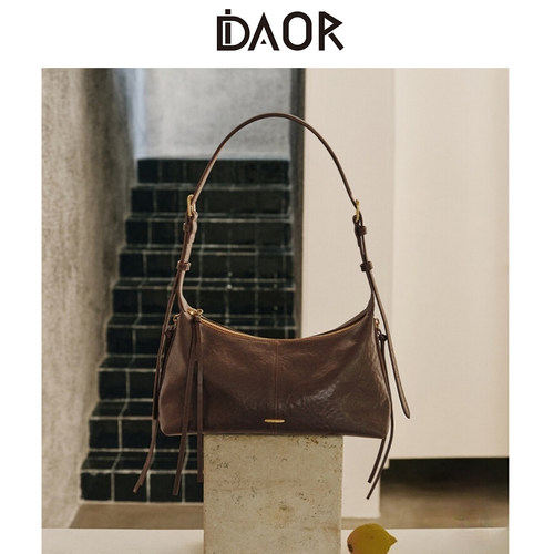 DAOR极简hobo腋下包高级感饺子包