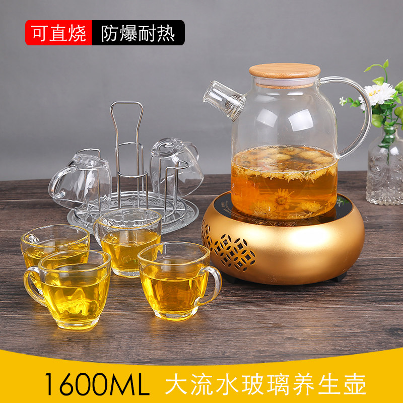 teapot filter Teapot Glass thickening heating Flowers Teapot High temperature resistance kettle tea set suit Health potin the Tableware , Tea set , Teapot  category - from Buy2taobao.com to provide professional Taobao agent buy service