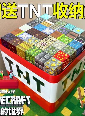 MC我的世界磁力方块积木儿童益智玩具3D立体百变拼搭游戏礼物周边
