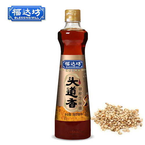 福达坊头道初榨360ml月子芝麻油