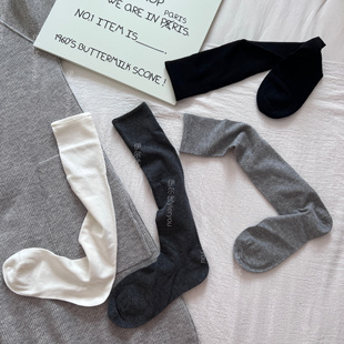 质量超好~软糯舒服~不掉筒外贸原单薄款无骨袜子女春夏小腿堆堆袜
