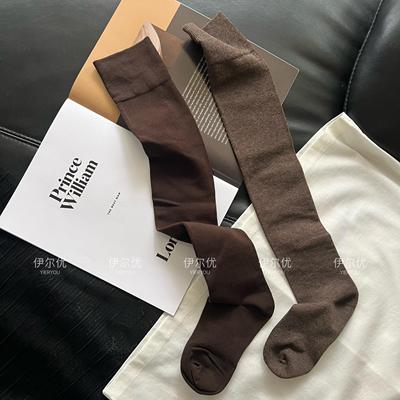 质量超好~颜色高级~显瘦过膝袜