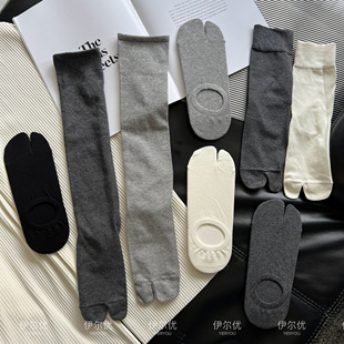 袜 两指纯色两指袜女二指袜棉袜分趾鞋 高品质分趾袜子 显瘦不掉跟