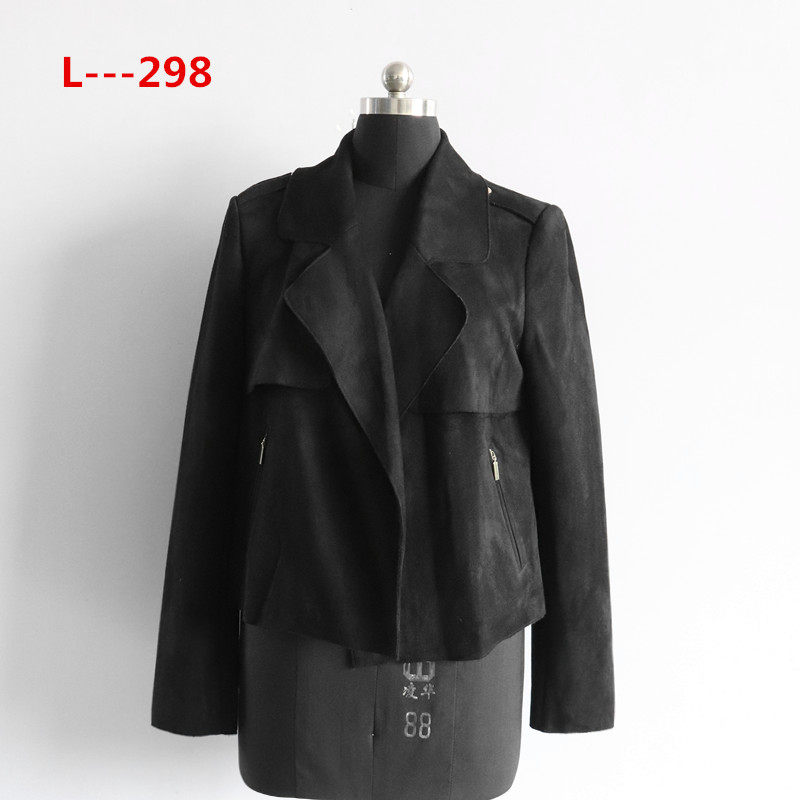 春秋季外贸新款孤品女装韩版百搭简约时尚宽松鹿皮绒短款休闲外套,女装/女士精品,短外套,淘宝优惠券,粉丝福利购,淘宝优惠卷