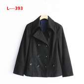 韩版 孤品女装 百搭简约含羊毛宽松保暖毛呢上衣外套 外贸新款 秋冬季