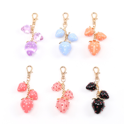 日本beads&parts立体树脂草莓