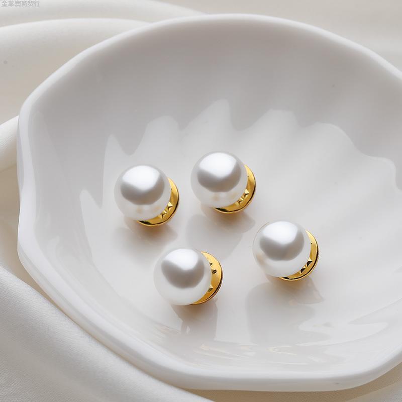 蝴蝶结镂空蝴蝶结胸针女时尚轻奢珍珠别针领针防走光扣西装配饰