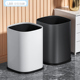 垃圾桶家用卧室客厅轻奢不锈钢无盖厨房卫生间厕所办公室现代简约