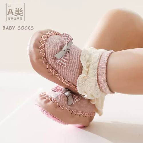 女宝宝鞋子一周岁半生日春秋款小香风女童鞋公主婴儿学步软底皮鞋