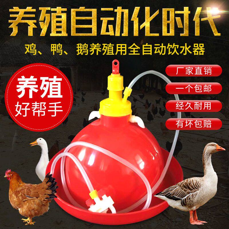 普拉松自动饮水器鸡鸭鹅用喂水器鸡场喂鸡饮水壶养殖养鸡设备用品
