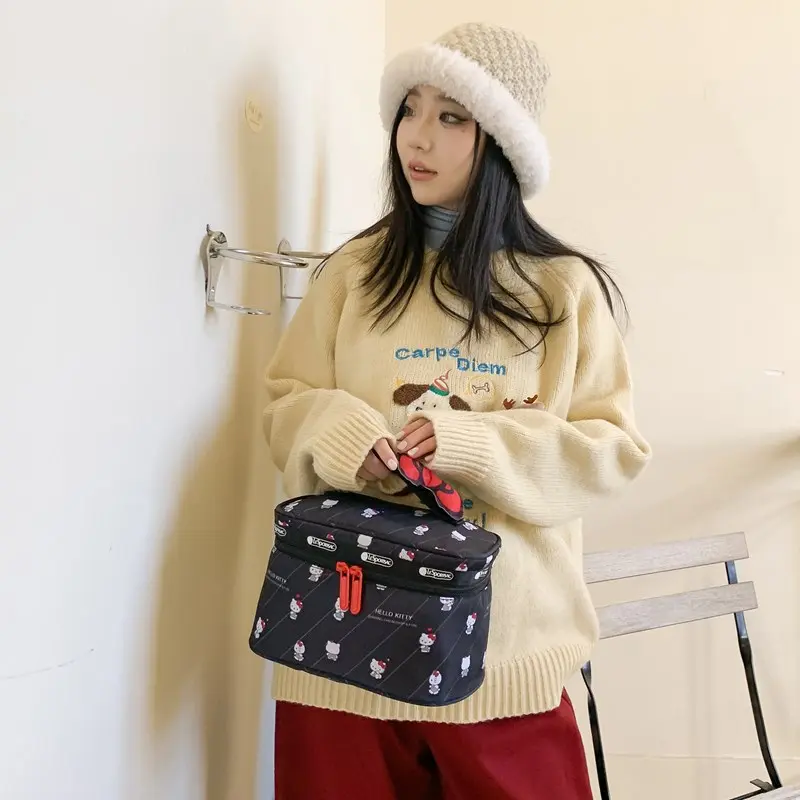 可爱小猫化妆包女2025新款大容量