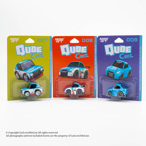 MINIGT 1:64 尼桑 LB QubeCarz 套装 Q车 挂卡包装 合金车模