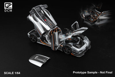 新品定 DCM 1:64 柯尼塞格 one:1 合金全开汽车模型