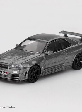 [程逸预售]MINIGT 1:64 尼桑 GT-R R34 深金属灰色1160 合金车模