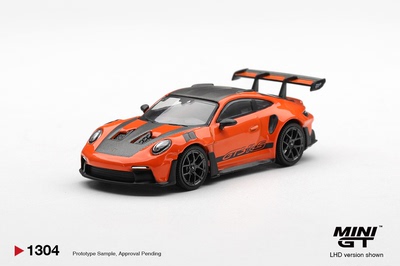 预售 MINIGT 1:64 保时捷 911 992 GT3 RS Weissach 车模 1304