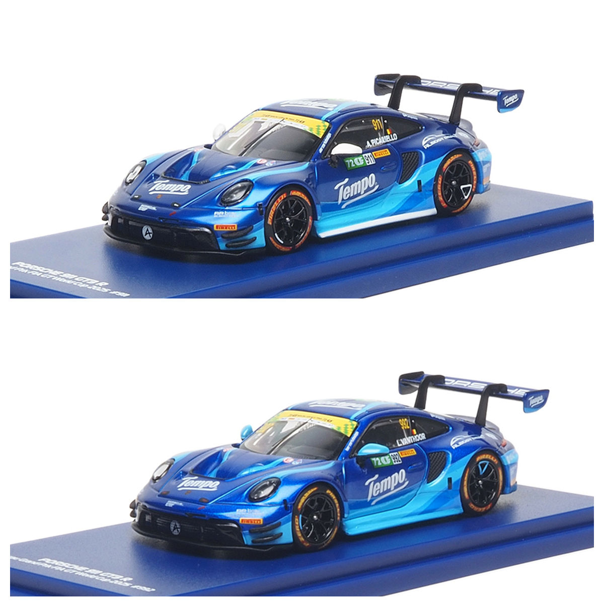 AR BOX 1:64 保时捷 911 GT3 R 2025年澳门GT世界杯 合金车模