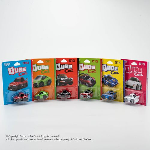 MINIGT 1:64 QubeCarz 套装 Q车 挂卡包装 6车套装 合金车模