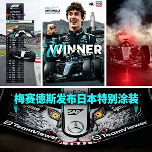 2026奔驰 SPARK 盲订 树脂汽车模型 W17 日本站特涂冠军 F1车队